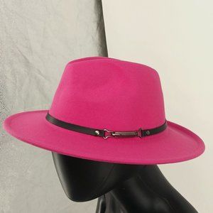 Women Fedora Hat (Rose)